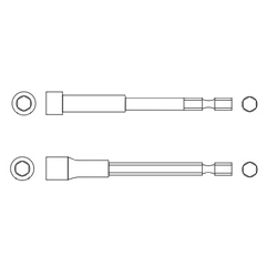 Kanon Box Bit For Torque Screwdriver (Common Use With Commercially Available Products) For SB