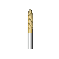 Titanium Coated Carbide Cutter, Shaft Diameter ⌀3.0