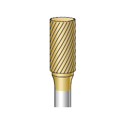 Titanium Coated Carbide Cutter, Shaft Diameter ⌀6.0