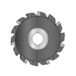 Zigzag Blade Side Cutter with Carbide Brazing BSSG