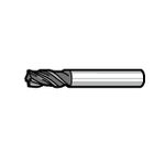 BPD4 Brazed Square End Mill, 4-Flute, Non-Coated