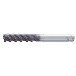 UVX Series, Unequal Lead End Mill for Titanium Alloy Machining, 5-Flute, Long Flute, UVXL-TI-5FL-SL