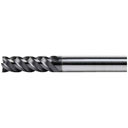 V Series Carbide Square End Mill, 4 Flutes