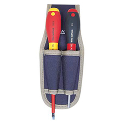 Tool Case, 2-hole Type Tool Case Capable of Storing 2 Screwdrivers