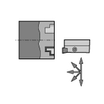 T-Max Q-Cut Shank Bit for End Surface Grooving