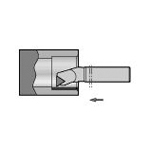 CORO-TURN 107 Carbide Boring Bit for Positive Tips A10KSTFCL09R