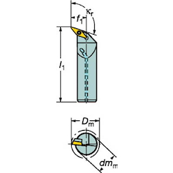 CoroTurn 107, Boring Tool Bit for Turning