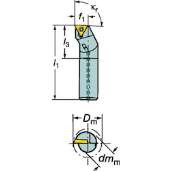 Boring Tool Bit, CoroTurn 111, Screw Clamp, A...-STFPR/L-R