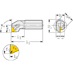 T-Max S Boring Tool Bit For Turning S..CTFPR/L