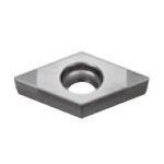 SUMIBORON Insert, 55° Diamond-Shape With Hole, Positive 7°, 2NC-DCGW