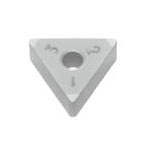 SUMIBORON Insert, Triangle-Shape With Hole, Negative, 3NC-TNGA