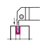 SEC-Grooved Bit (for outer diameter L type lateral groove) GNDLS Type