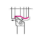 SEC-D Type Tool Bit DDJN Type (Cutting Direction: Left)