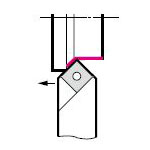 SEC-30 Type Tool Bit ESDN Type (Cutting Direction: Left)