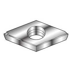 55° Diamond-Shape With Hole, Positive 7°, DCGT○○○-FYS, For Finish Cutting