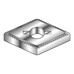 55° Diamond-Shape With Hole, Negative, DNMG○○○-FB, For Detailed Cutting