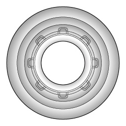 Insert For SEC-Wave Radius Mill RDET2006