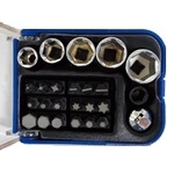 1/4 Hex Bit & 1/4 SQ Socket Set 