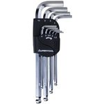 Long Ball End Hex Key, Set (7-Piece/9-Piece Set)