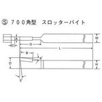 HSS Bit S700 Model Square Slot Bits