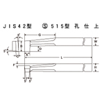 HSS Bit JIS42 Model S515 Model Hole Finish