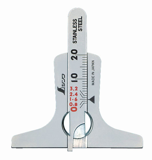 Tire groove measurement gauge