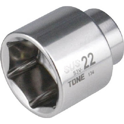 SUS Socket (Hex Type) - Square Drive 9.5 mm S3V-14