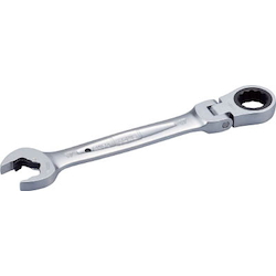 Flex head quick ratchet box wrench