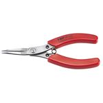 Needle Nose Pliers, Elongated Shape, Serrated