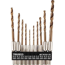 Hex shaft cobalt drill set