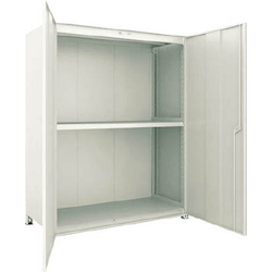 Light/medium weight boltless shelf M3 type (Panel with door, 300 kg type, height 1800 mm, 3-stage type)