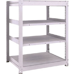 Medium Capacity Boltless Shelf Model TUG (300 kg Type, Height 1,200 mm, 4 Shelf Type) Single Unit Type (Height 1,200 mm, 4 Shelf Type)