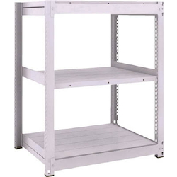 Medium Capacity Boltless Shelf Model TUG (600 kg Type, Height 1,200 mm, 3 Shelf Type) Single Unit Type (Height 1,200 mm, 3 Shelf Type)