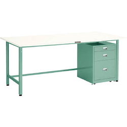 Light Work Bench with 3-Shelf Cabinet Steel Tabletop Average Load (kg) 300