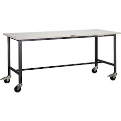 Light Work Bench with φ100 mm Casters Linoleum Tabletop Average Load (kg) 150