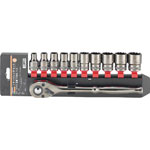 Socket Wrench Set (12-Point Type, Square Socket 12.7 mm)