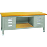 Heavy Work Bench with 3 Face Panel / 3-Shelf / 4-Shelf Cabinet Average Load (kg) 3000