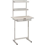 Small Work Desk with Upper Shelf Average Load (kg) 20