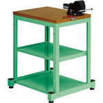 Compact Workbench, with Vise, Uniform Load 150 kg/300 kg