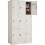 3-Level Shoe Locker (White)