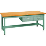 Medium-Duty Workbench (2 Horizontal Drawers), Uniform Load 1,200 kg