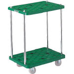 Plastic Flat Dolly, Route Van, 2-Level Type