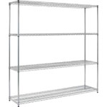 Stainless Steel Mesh Rack, Single Type, SUS304 (Width 1,800 × Depth 450 mm)