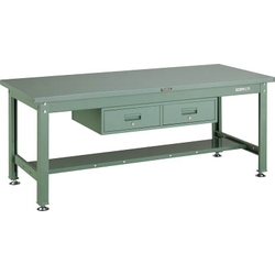 Medium-Duty Workbench (With 2 Horizontal Drawers), Uniform Load 2,000 kg