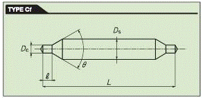 Long Shank Titanium Coating Low Torsion Groove A Type 60° Center Hole Drill CD-SL-V: Related Images