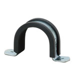 Saddle with Saddle Band Rubber (Electro Zinc Plated/Stainless)