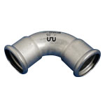 Press Molco Joint 90° Elbow, for Stainless Steel Pipes