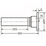 Press Molco Joint Male Adapter Straight Pipe with Seat for Stainless Steel Pipes