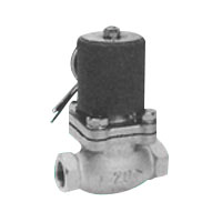 Pilot-operated 2 port valve for steam PKS series