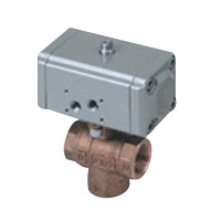 Air Operating Ball Valve 3-Port Valve